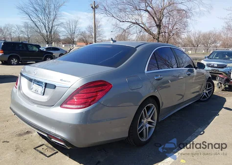2014 Mercedes-Benz S 550 4Matic из США, поврежденный, VIN WDDUG8FB9EA049225
